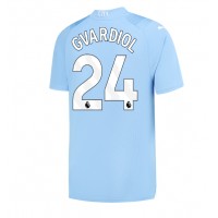 Moški Nogometni dresi Manchester City Josko Gvardiol #24 Domači 2023-24 Kratek Rokav